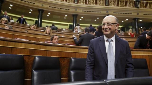 El ministro de Hacienda en funciones, Cristóbal Montoro.