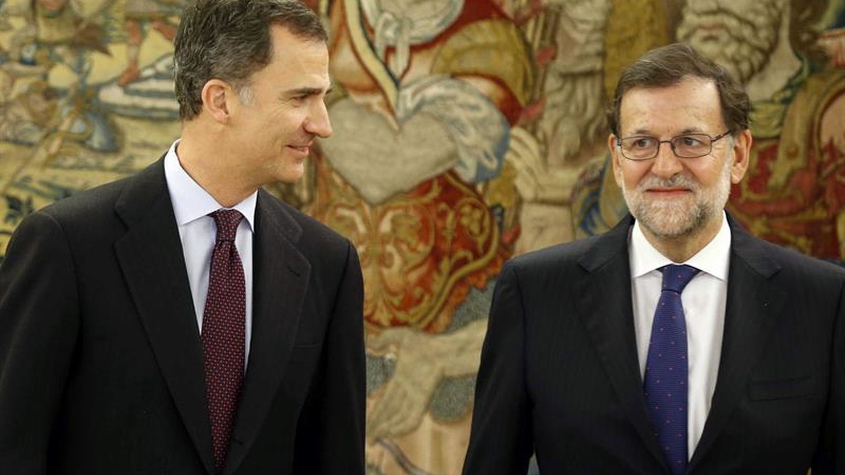 Felipe VI y Mariano Rajoy en uno de sus encuentros.