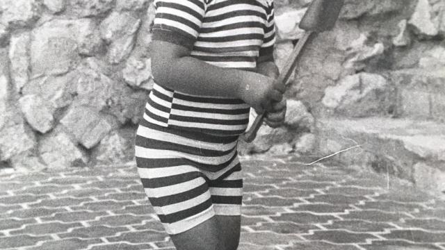 Joaquín Prat en el segundo verano de su vida