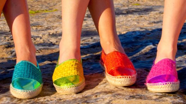 Alpargatas rustic-pop de la marca Cuore Pánico.