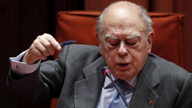 Jordi Pujol en el Parlamento de Cataluña.