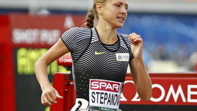 Stepanova en el Europeo de Ámsterdam