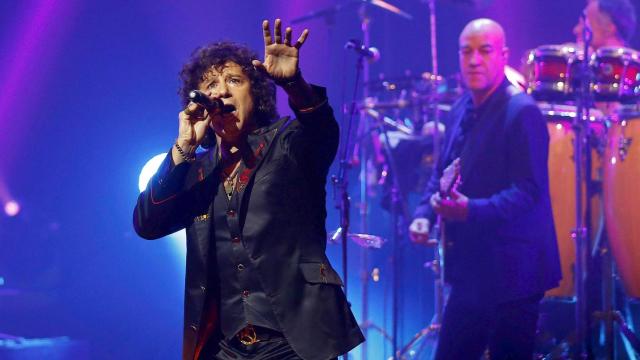 Bunbury durante el concierto en Madrid.