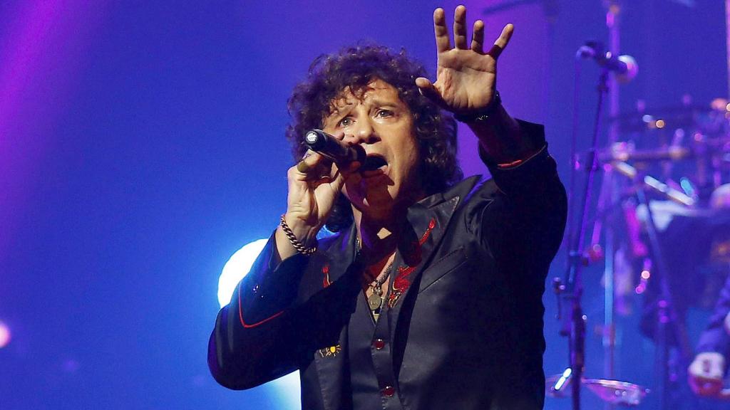 Bunbury durante el concierto en Madrid.