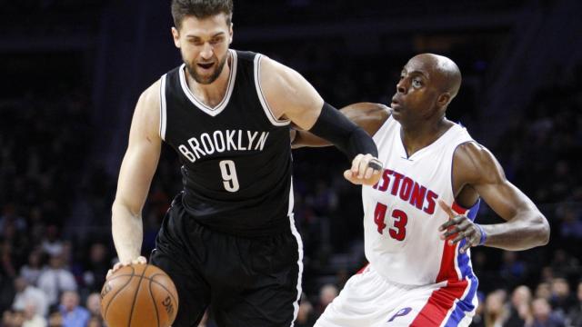 Andrea Bargnani, en su etapa en los Brooklyn Nets.