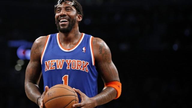 Amare Stoudemire, con los Knicks.