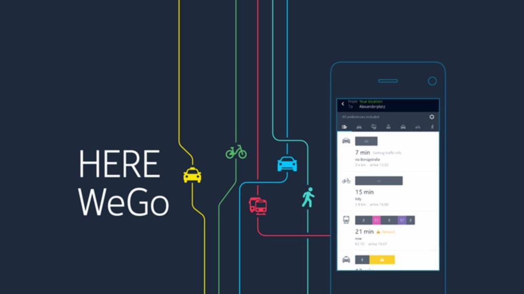 HERE We GO ya compatible con Android Auto
