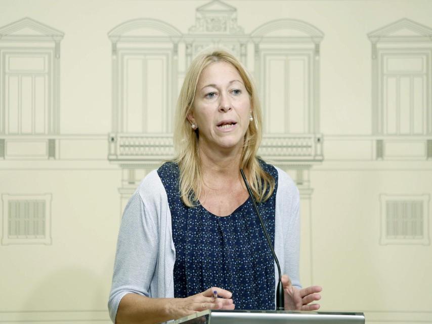 Neus Munté en su comparecencia de este viernes.
