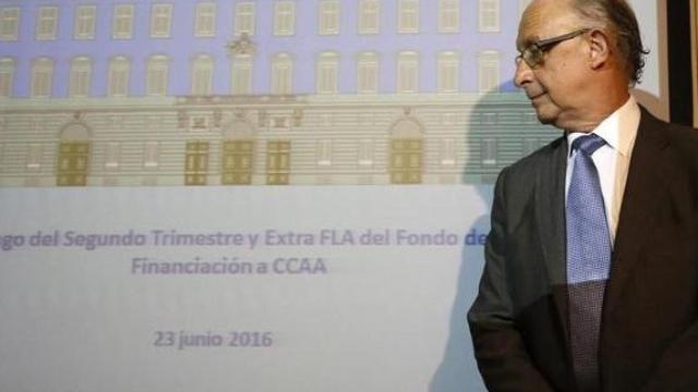 El Ministro de Hacienda, Cristóbal Montoro.