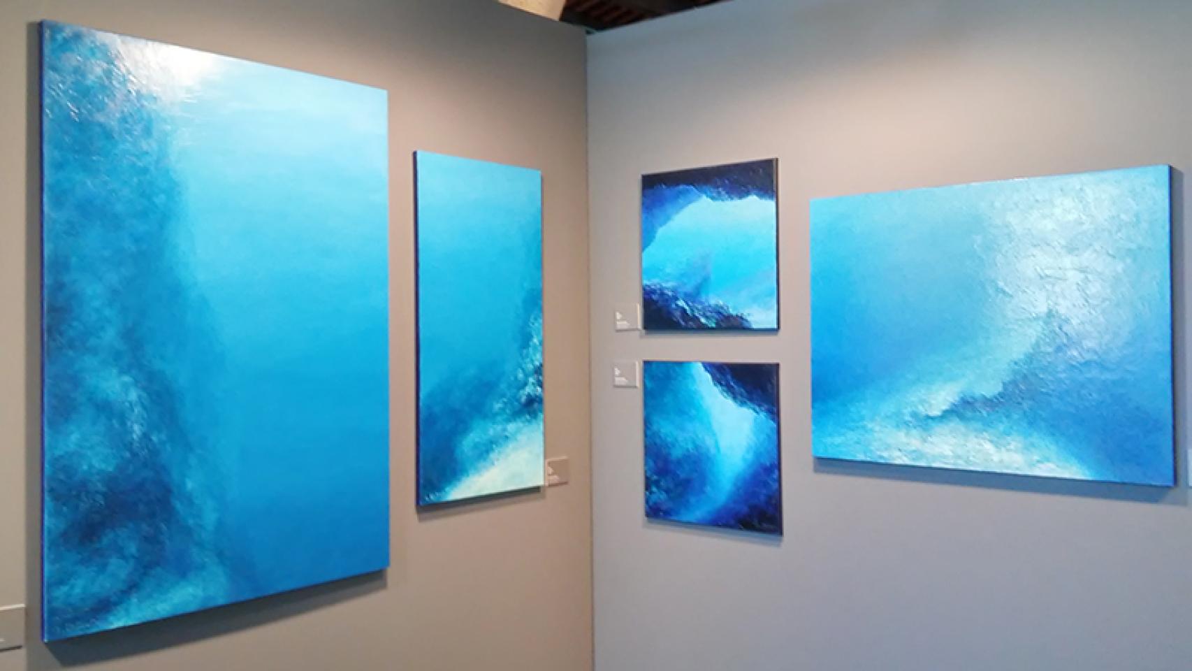 obras de André Laban, realizadas en óleo sobre lienzo y en distintos formatos/ Marta Teixidó