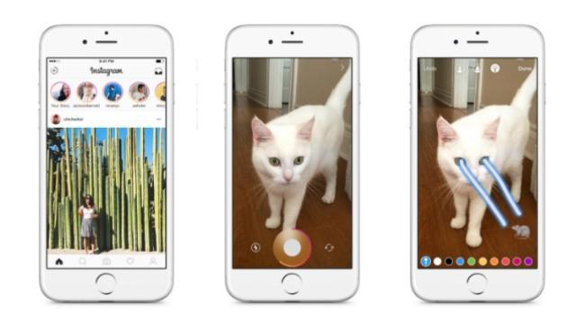 Imágenes de la nueva función en Instagram.