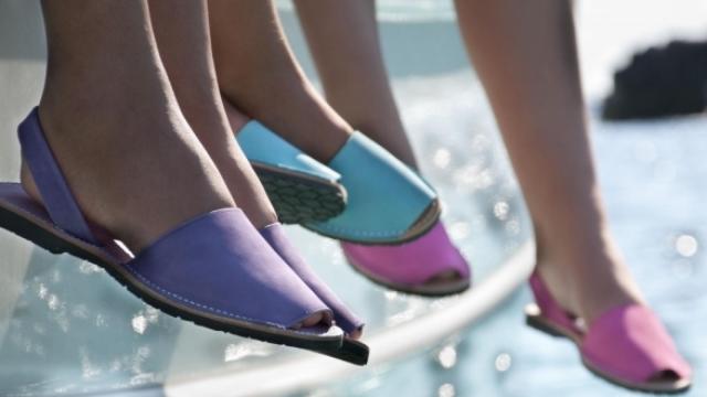 Abarcas típicas de Menorca.