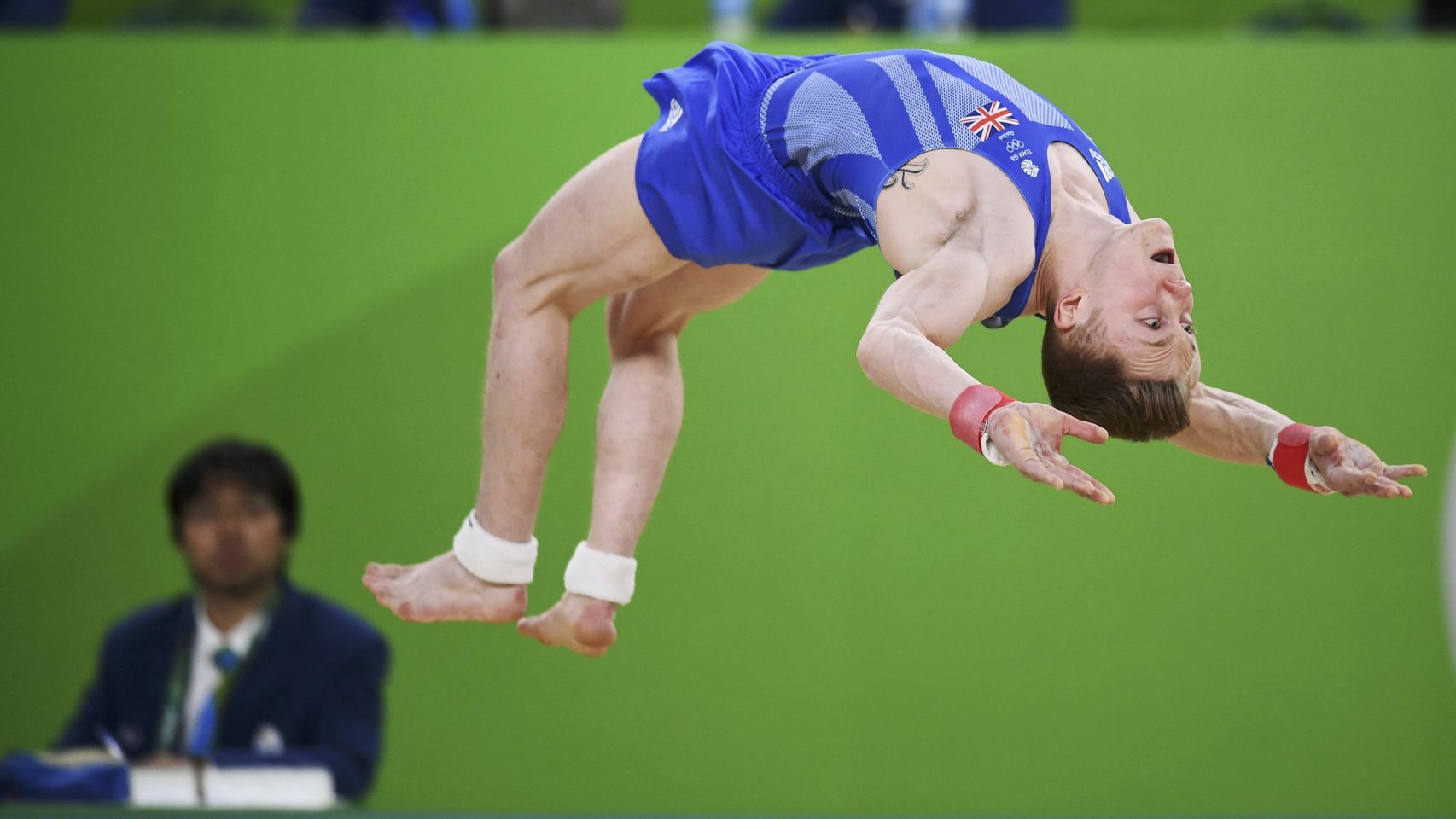 El gimnasta británico Nile Wilson.