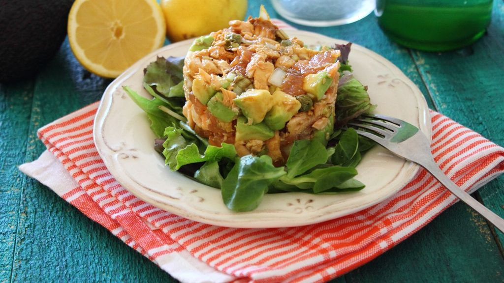 Tartar de salmón