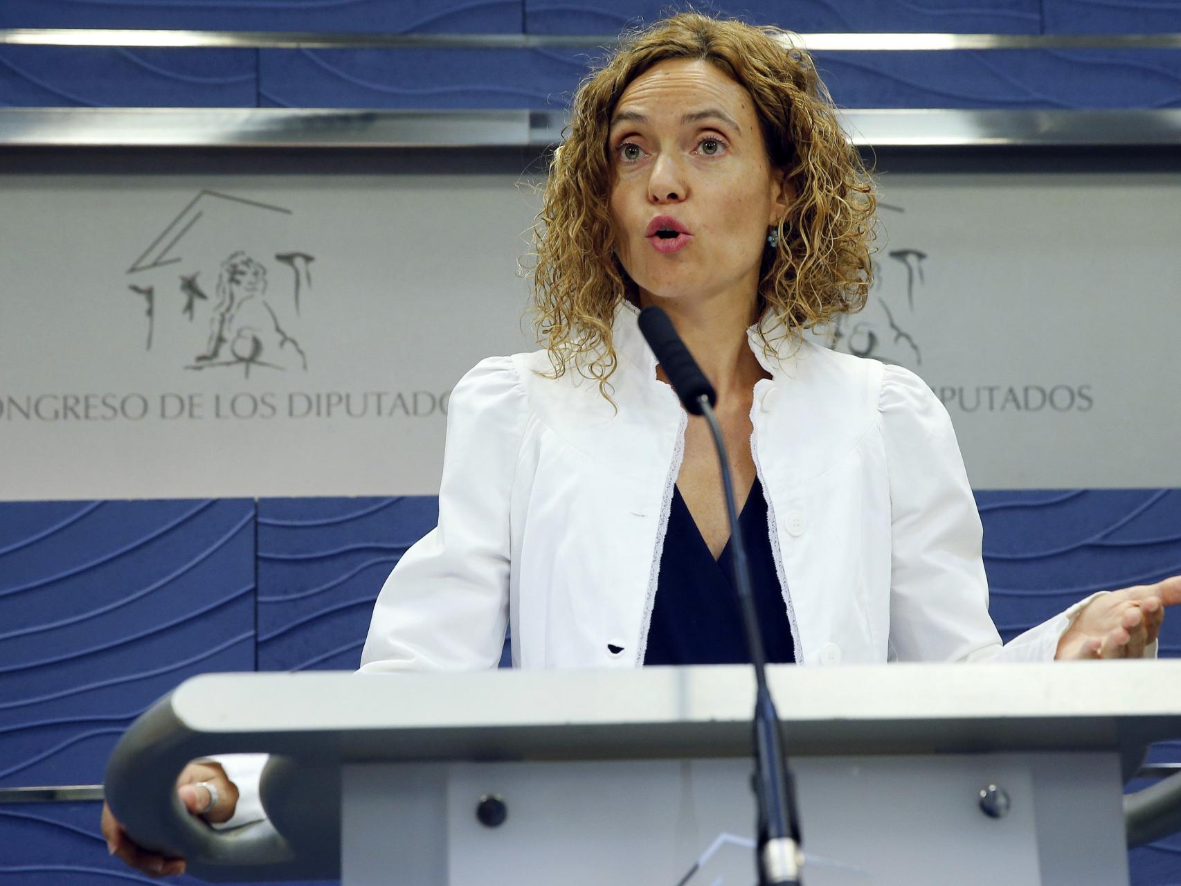 Batet, en la rueda de prensa de esta mañana