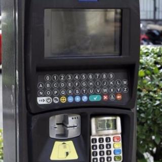 Un parquímetro en Madrid.