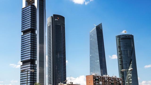 Complejo de las Cuatro Torres, en Madrid.