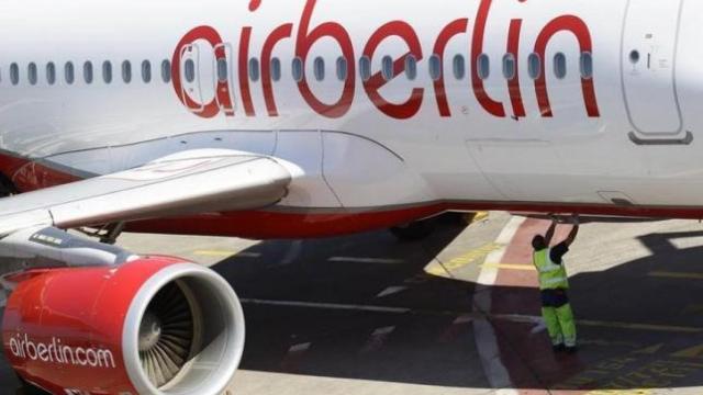 Imagen de un avión de Airberlin.