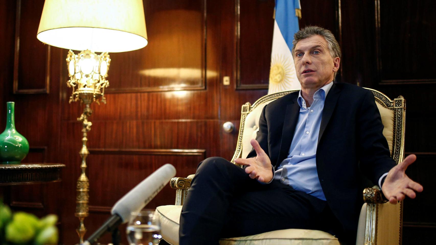 Mauricio Macri, presidente de Argentina.
