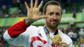 Wiggins celebra su quinto oro en unos Juegos Olímpicos.