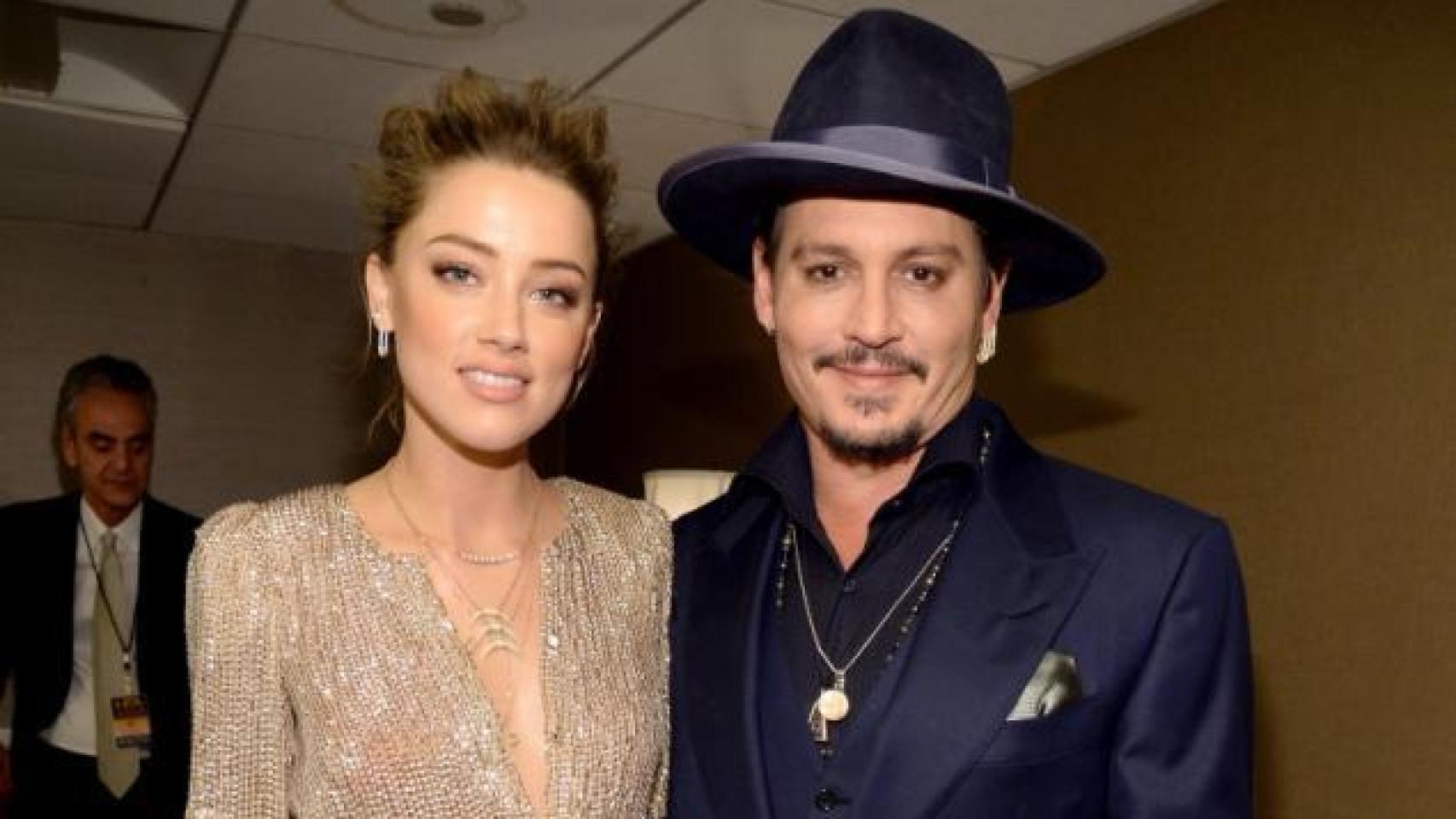 Amber Heard y Johny Depp.