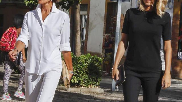 Natty Abascal acude a despedir al duque de Medinaceli.