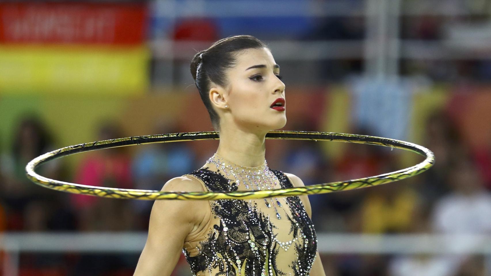 La australiana Danielle Prince, en la segunda rotación de la ronda individual. / Reuters