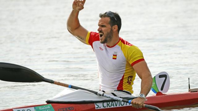 Craviotto, tras conseguir el bronce.