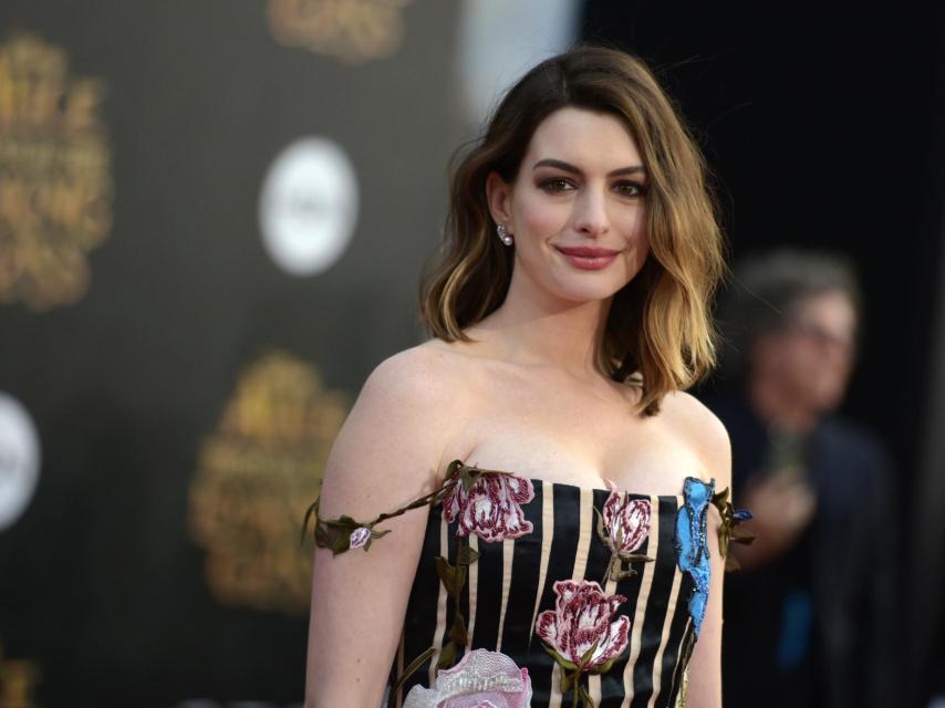 La actriz Anne Hathaway.