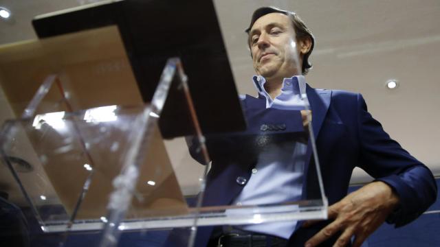 Rafael Hernando, en una comparecencia reciente en el Congreso.