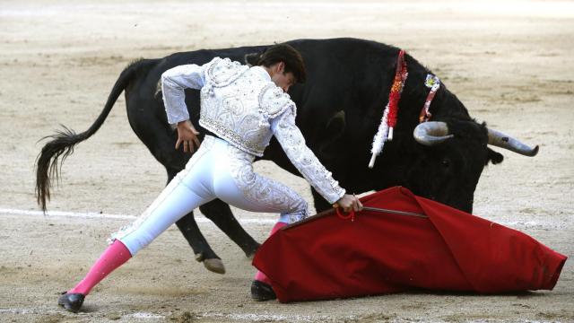 El torero José Garrido durante la Feria de Colmenar