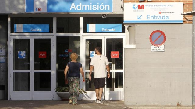 Hospital La Paz-Carlos III, donde está ingresada la enfermera.