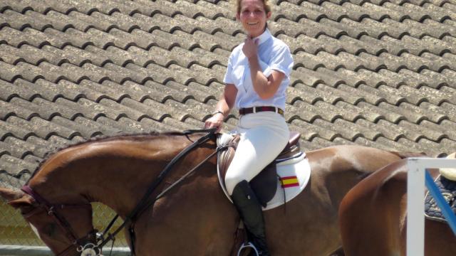 La infanta Elena es una jinete