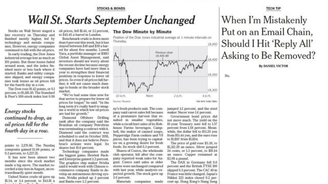 A la derecha, el artículo publicado por el periodista Daniel Victor.