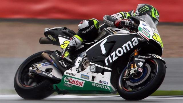 Crutchlow durante los entrenamientos.