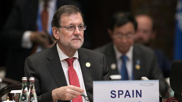El presidente en funciones, Mariano Rajoy