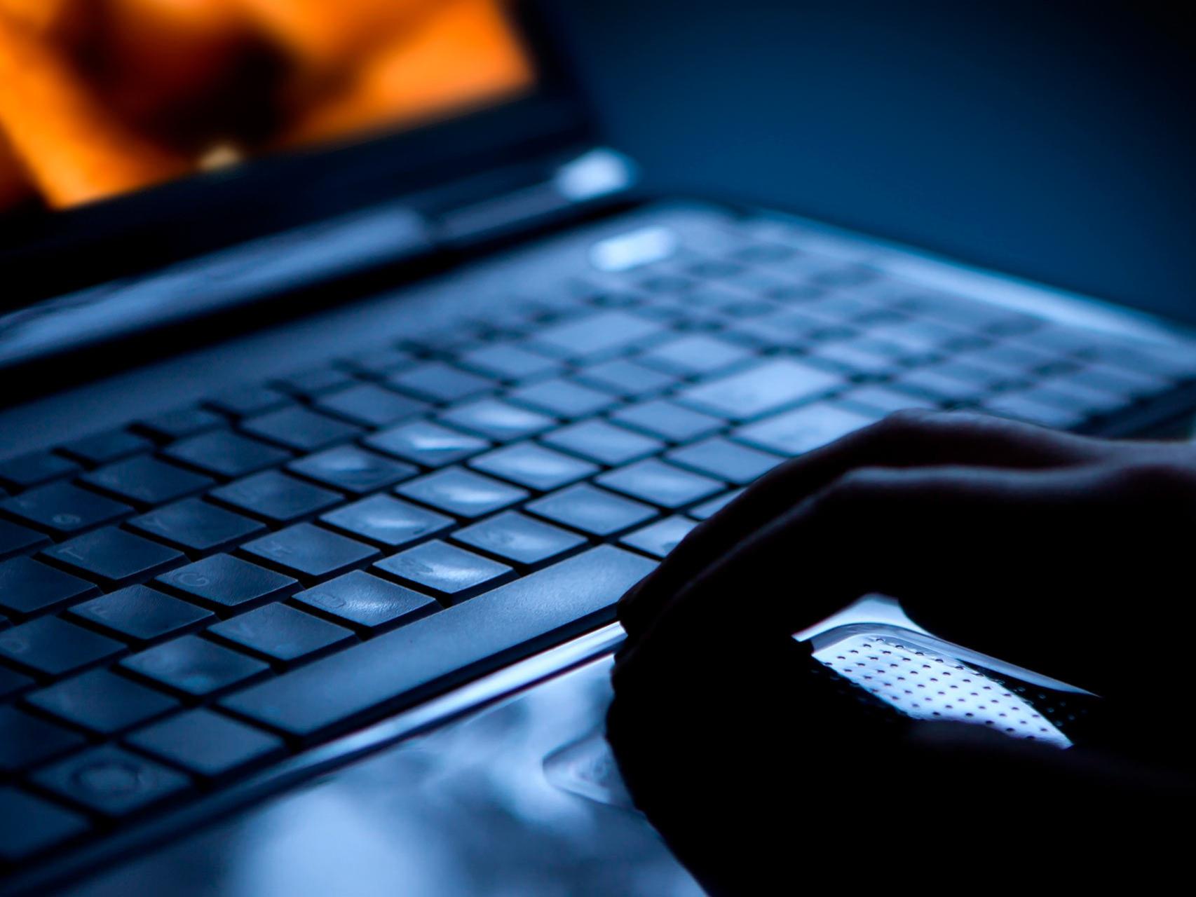 Una persona utilizando un ordenador.