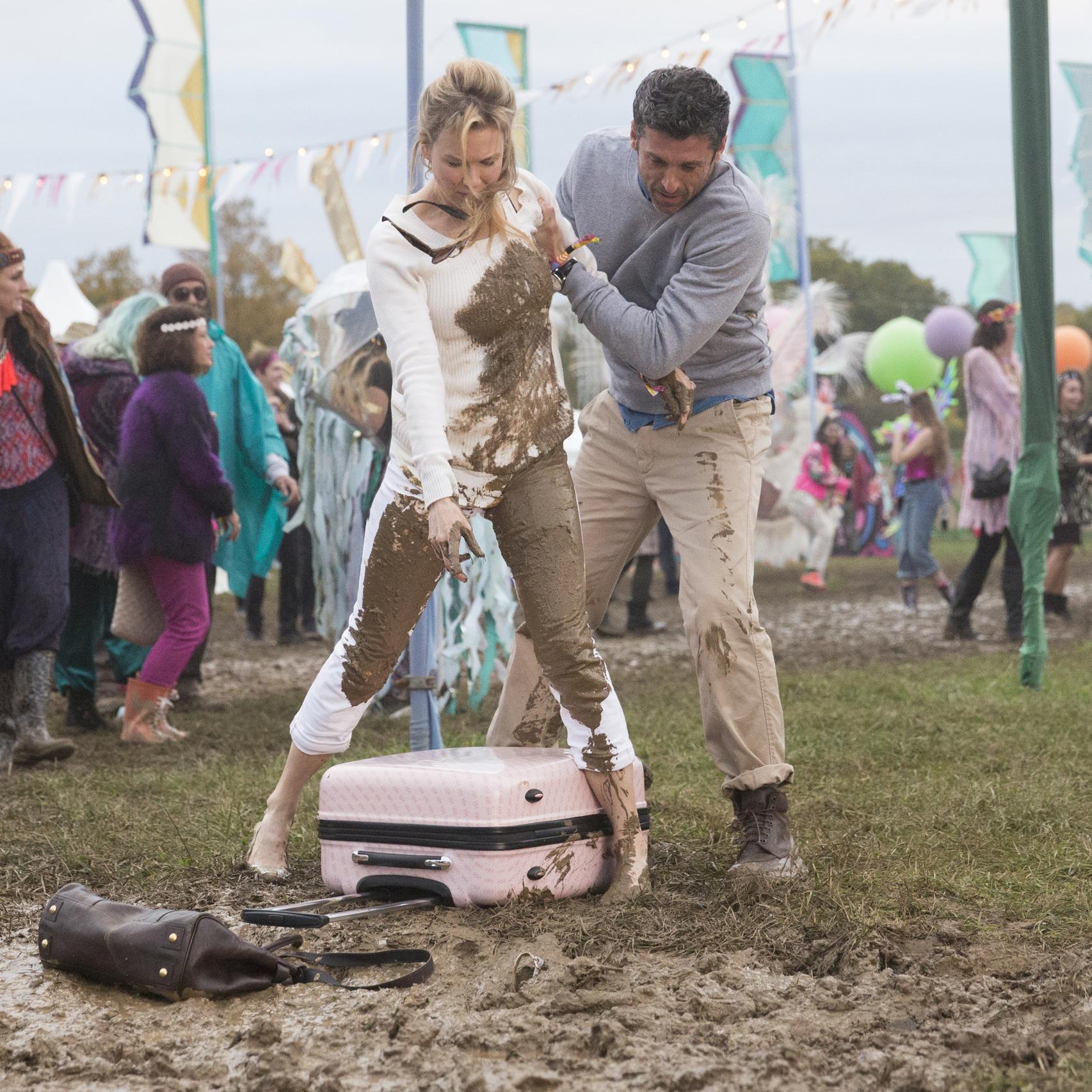 Fotograma de la nueva entrega de Bridget Jones. Aquí Jack, interpretado por Patrick Dempsey.