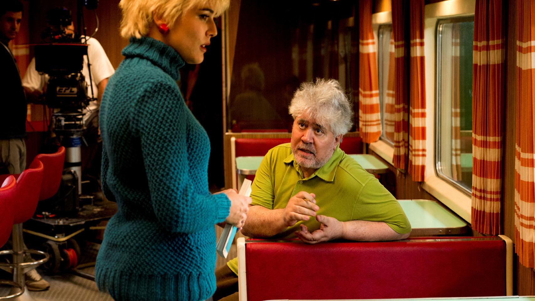 Rodaje de Julieta, de Pedro Almodóvar.