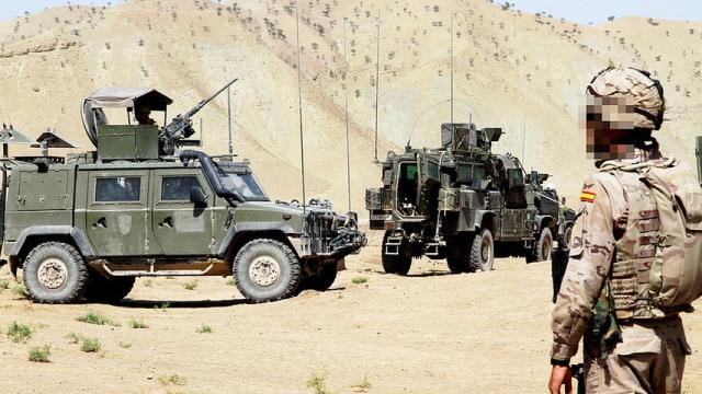Soldado del Ejército español en una imagen distribuida por el Ministerio de Defensa