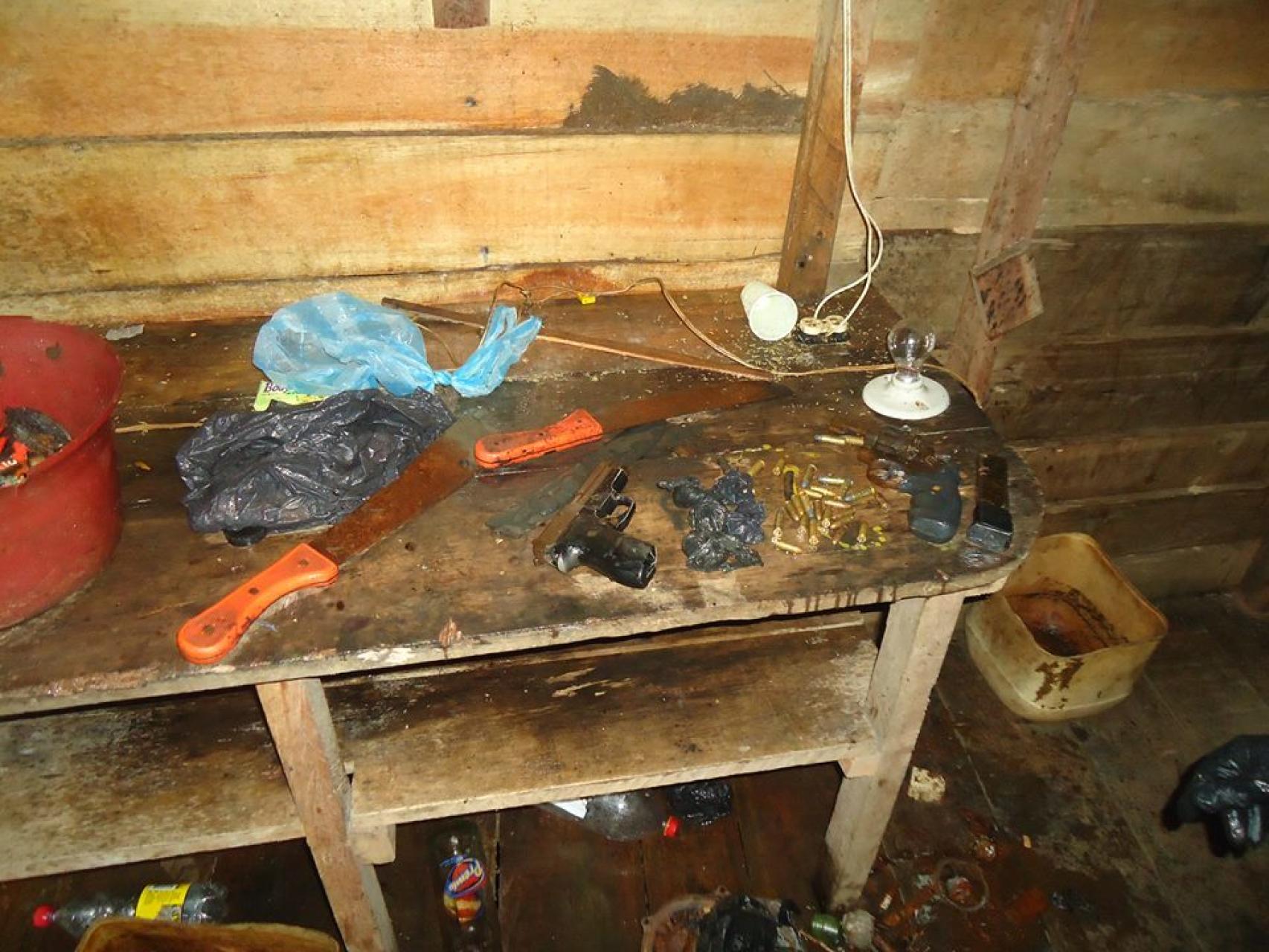 Imagen de una Casa de Pique en el sector de La Playita, Buenaventura.