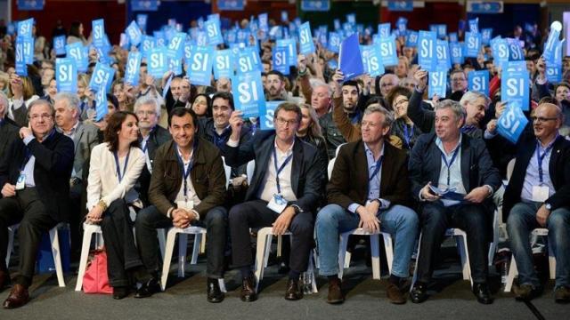 Feijóo arropado por líderes nacionales del PP