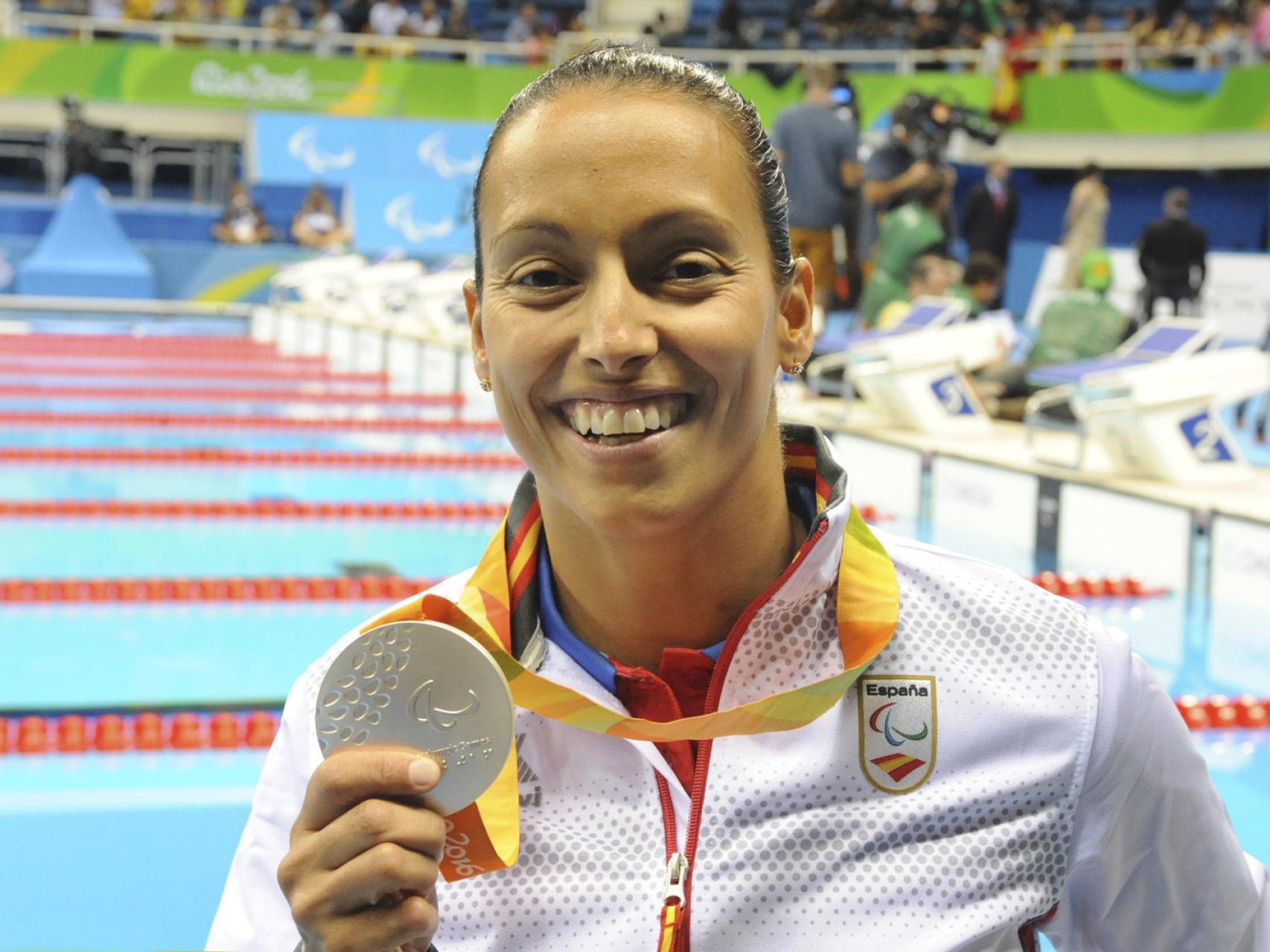 Teresa Perales inicia con una plata el objetivo de igualar a Michael Phelps