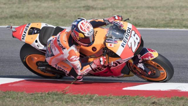 Pedrosa durante el GP de San Marino.