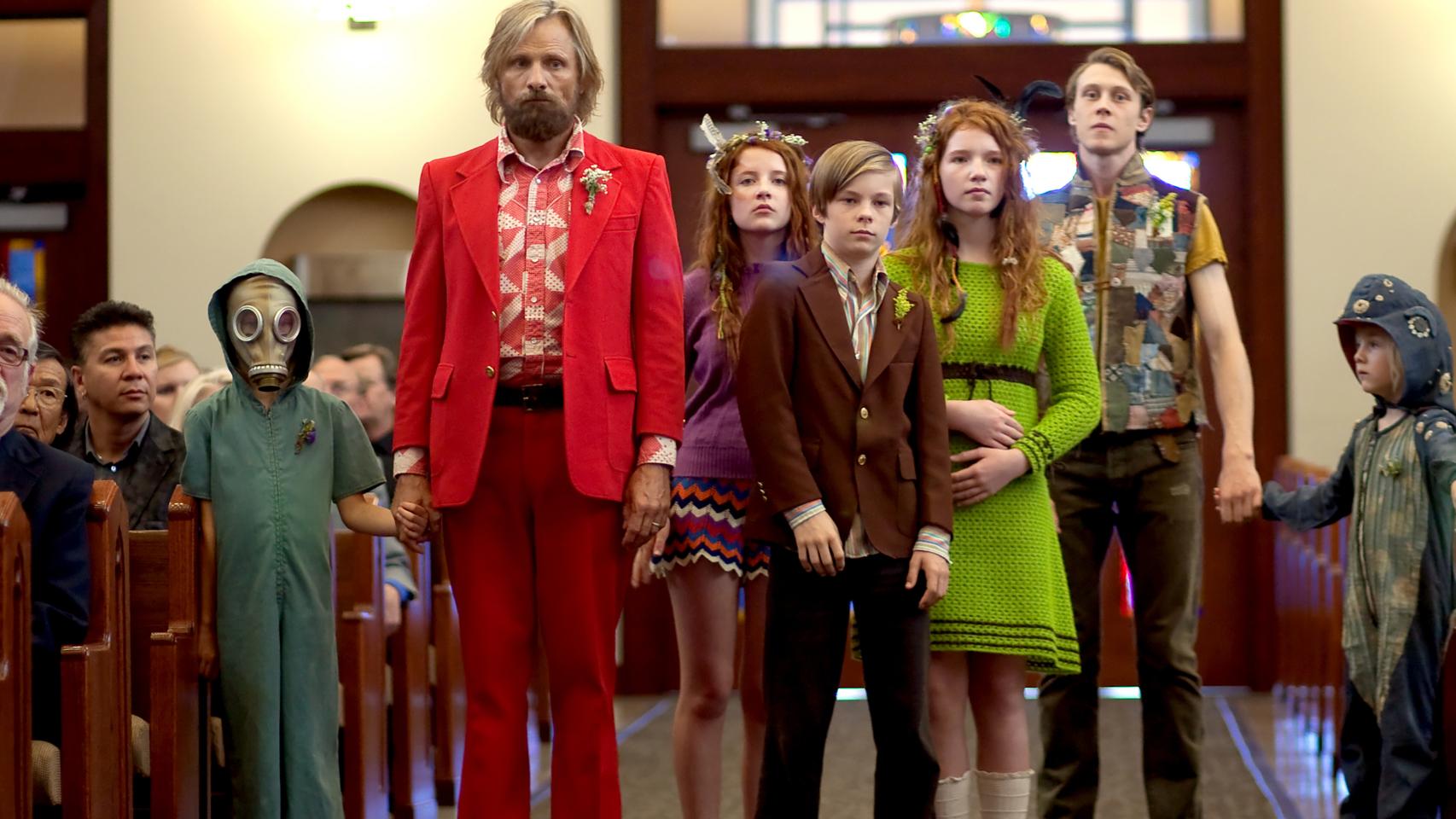 Viggo Mortensen en un fotograma de Captain Fantastic.