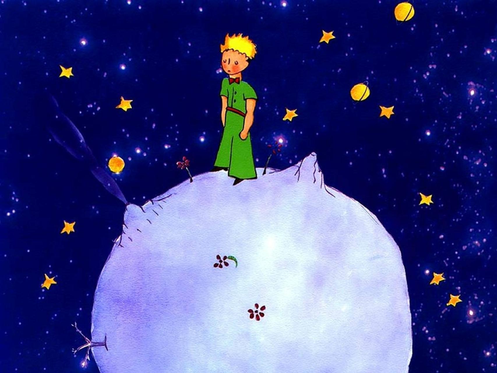 El principito y el planeta.