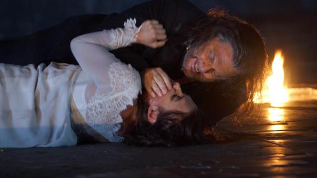 El tenor Gregory Kunde (Otello) y la soprano Ermonela Jaho (Desdemona)