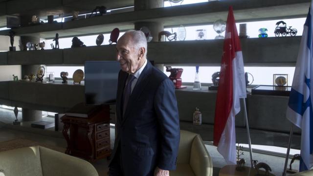 Simon Peres en una imagen del pasado mes de abril