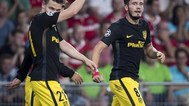 Saúl, tras su gol en Champions.