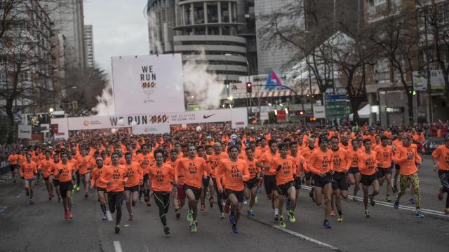 Salida de la San Silvestre Vallecana de 2015.
